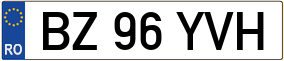Truck License Plate